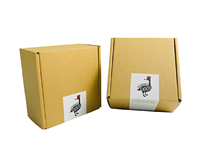 Boîtes d'expédition recyclables en carton kraft avec insert pour tasse en céramique, repose-cuillère, emballage, produits ménagers