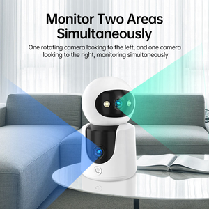 Cámara de Seguridad WiFi de 6MP con Doble Lente, 2K, PTZ Interior, 360° °   Monitor Inteligente para Bebés y Mascotas con Detección Humana <span class=keywords><strong>por</strong></span> IA, Visión Nocturna en Color - Product Image 3