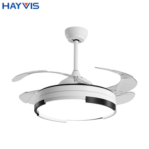 Tiếng ồn thấp 42inch hẹn giờ thiết lập 6 tốc độ quạt điều khiển từ xa gió mềm phòng ngủ LED vô hình quạt trần với ánh sáng - Product Image 2