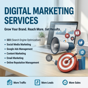 Services de marketing numérique SEO SMM Publicités sur les réseaux sociaux Contenu E-mail Gestion de la réputation pour la croissance de l'entreprise - Product Image 1