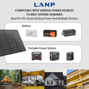 แผงโซลาร์เซลล์พับได้แบบพกพา 400W สำหรับใช้ในบ้าน IP67 สำหรับตั้งแคมป์กลางแจ้ง กรณีฉุกเฉิน ประสิทธิภาพสูง <span class=keywords><strong>23</strong></span>% เครื่องชาร์จแผงโซลาร์เซลล์แบบพับได้ - Product Image 2