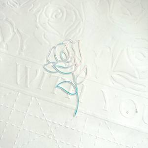 Décoration latérale de gâteau tendance : inserts floraux abstraits et simples, lignes de roses <span class=keywords><strong>dessin</strong></span>ées à la main, pour fêtes - Product Image 6