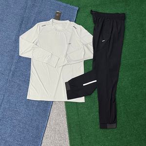 Nieuw merk sport hardlopen fitnesstraining stretch atletiek heren en dames sport-T-shirt met lange mouwen en ritssluiting - Product Image 4