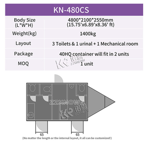 Unités de toilettes mobiles de luxe personnalisées à bas prix, toilettes portables pour adultes handicapés - Product Image 4