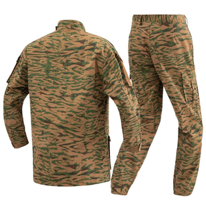 Conjunto de Uniforme Táctico SFB65 724 con Camuflaje de Tigrí Desértico, Camisa de Manga Larga y Pantalones para Hombre, Traje Transpirable para Guardias de Seguridad, Entrenamiento y Servicio - Product Image 2