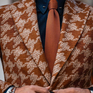 Cappotto <span class=keywords><strong>Lungo</strong></span> da <span class=keywords><strong>Uomo</strong></span> in Lana Antivento Casual a Doppio Petto Soprabito Invernale Pied-de-Poule Giacca <span class=keywords><strong>Trench</strong></span> da <span class=keywords><strong>Uomo</strong></span> - Product Image 6