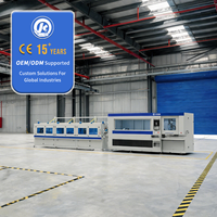 Machine de découpe de tubes au laser à fibre entièrement automatique de 3000 W pour profilés en acier inoxydable et en alliage d'aluminium