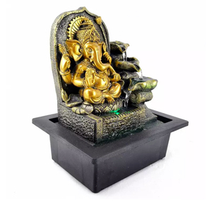 بيع بالجملة Zen Meditation Feng Shui Waterfall God Tabletop Hindu داخلي مع أضواء - Product Image 3