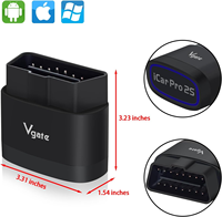 Lecteur de code OBD2 Bluetooth 5.2 Vgate ICAR PRO 2S pour IOS et Android