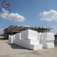 Ligne de production automatique de blocs et panneaux en mousse EPS contrôlée par PLC de la marque GUIJU avec pompe et moteur pour sandwichs