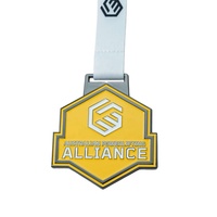 Medalla de Aleación de Zinc con Logotipo Personalizado a Precio de Fábrica, Trofeos y Placas Personalizadas para Carreras, Deportes, Baile, Torneos de Judo, Karate y Eventos