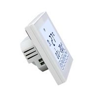 Thermostat numérique programmable hebdomadaire à écran tactile LCD, régulateur de température 16A, montage mural pour le contrôle du chauffage électrique