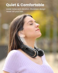 Có thể sạc lại cá nhân fan hâm mộ di động, tay miễn phí mặc Pin hoạt động fan hâm mộ 5 tốc độ, USB cổ quạt làm mát cho trong nhà ngoài trời - Product Image 6