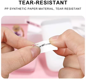 Papel de Etiquetas Portátil <span class=keywords><strong>Niimbot</strong></span> D11/D110/D101, Etiqueta de Precio Resistente al Agua y al Aceite, Etiqueta Adhesiva de Color Puro Resistente a los Arañazos - Product Image 4