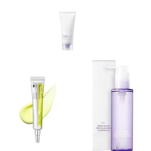 Nettoyant visage en mousse 150 ml, crème pour les yeux, acide hyaluronique naturel, vitamine C - Nettoyage en profondeur, réduit les cernes, contrôle du sébum - Product Image 2