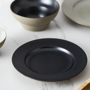 Fabrication d'assiettes en céramique givrées mates en <span class=keywords><strong>terre</strong></span> <span class=keywords><strong>cuite</strong></span> de style japonais-parfaites pour le dîner, la salade, les tasses à dessert - Product Image 2
