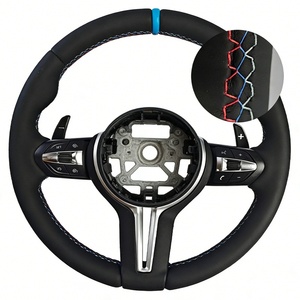 Volante Deportivo Personalizado de Cuero Azul con Marca M para <span class=keywords><strong>BMW</strong></span> F10 F20 F30 F34 E60 E90 E92 F15 F32 E82 340i - Product Image 5