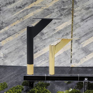 Patas de muebles de acero cónico moderno de alta resistencia, placa superior cuadrada para mesas, armarios, camas, Hoteles al aire libre, sala de estar, taller - Product Image 2