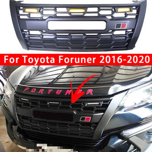 Grille avant Toyota Fortuner 2016-2020, mise à niveau en plastique ABS, style TRD, avec feux LED - Product Image 4