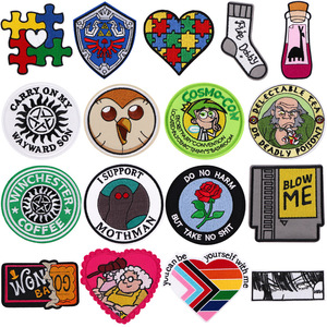 Phim Hoạt Hình Mới <span class=keywords><strong>Owl</strong></span> 3D Thêu Vải Vá Nóng Chảy Dính Ủng Hộ Băng Báo Giá Hoạt Hình Cho Quần Áo Hành Lý Sắt-On - Product Image 1