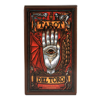 Set Oracle Buatan Tangan Berkualitas Tinggi Grosir, Kartu Tarot Kustom dengan Buku Panduan