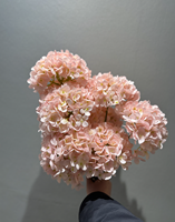 Vente chaude 2025 Fleurs artificielles faites à la main de 58 cm de long, belle rose à tête unique et assortiment pour décoration de mariage et de fête