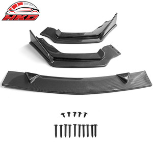 Pour Infiniti Q50 modèle Sport 2014-2017, kit carrosserie de haute qualité en fibre de carbone imprimée, lèvre de pare-chocs avant 3 pièces - Product Image 5