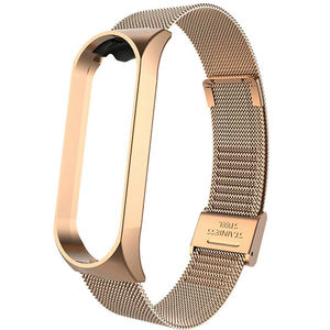 Milanese reloj de correa para <span class=keywords><strong>mi</strong></span> <span class=keywords><strong>banda</strong></span> <span class=keywords><strong>4</strong></span>/3 correa contiene caja protectora de metal para los deportes de moda - Product Image 5