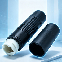 Acoplador en línea RJ45 Cat6 blindado e impermeable, hembra a hembra, adaptador recto con bloqueo de bayoneta para entornos hostiles