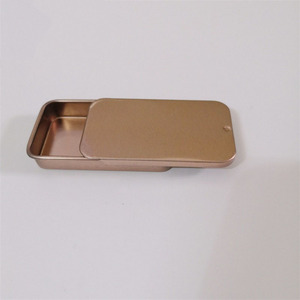 Boîte en métal coulissante mini portable 60x34x10mm 10g pour kit de couture, rangement d'aiguilles et de fils, organisateur en métal avec tiroir coulissant - Product Image 1