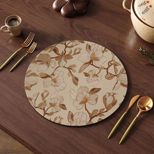 Set de table en plastique à motifs Guangzhou, isolant thermique, anti-brûlure, épaissi, imperméable, anti-huile, style chinois, luxe léger - Product Image 6