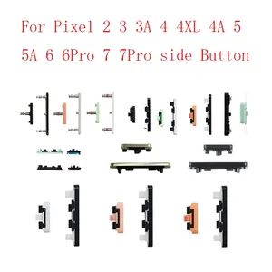 Touches latérales pour Google Pixel 2 2XL 3A XL 3XL <span class=keywords><strong>4</strong></span> XL 4A 5 5A 6 6A 6Pro 7 7Pro 7A Interrupteur marche/arrêt Boutons de volume - Product Image 2