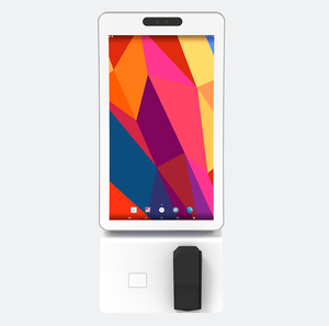 Tự thanh toán kiốt thanh toán nhà sản xuất Wall Mount 23.6 inch cong màn hình cảm ứng kiosk tự đặt hàng kiosk trong nhà hàng - Product Image 2