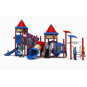 <span class=keywords><strong>Tuv</strong></span> <span class=keywords><strong>Rheinland</strong></span> testé joints en aluminium renforcés équipement de terrain de jeu extérieur pour enfants toboggan en plastique pour enfants dans Playhouse - Product Image 1