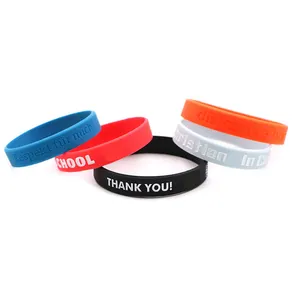 מותאם אישית אישית פעילות wristband גומי סיליקון צמיד צמיד צמיד סיליקון זול