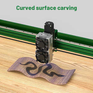 Neje max 4 E80 Laser Engraver 4 trục Laser khắc CNC Laser Cutter cơ bản Kit + mật ong Lược + máy bơm không khí + mở rộng + ROTARY + Dao cơ sở - Product Image 4