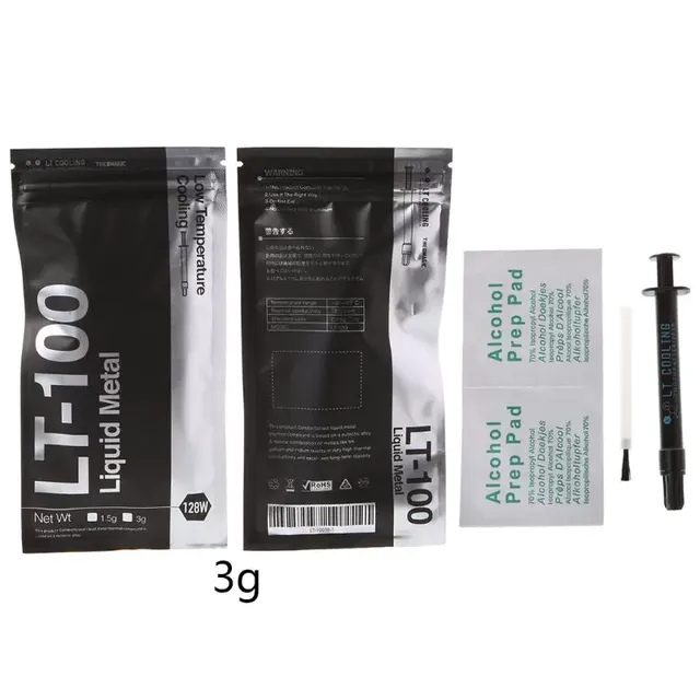 128W/m.K Stable Liquid Metal Thermal Compound Commonly Adopted in Electronic Cooling Industry