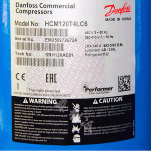 Compresseur de climatisation et de réfrigération Hcm120t4lc6 pour systèmes de refroidissement et de chauffage - Product Image 5