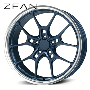 Rines de Aleación de Aluminio Forjado ZFAN de 16-21 Pulgadas 5x112/5x120 con Acabado Plateado y Garantía de por Vida para Audi y Mercedes - Product Image 3