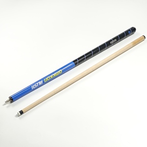 Queue de billard en érable de haute qualité 1/2 split, joint en acier inoxydable, 13 mm, pour snooker, billard, 19 oz/20 oz, neuf boules, club - Product Image 1