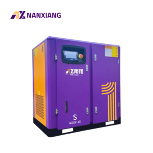Vis rotative industrielle personnalisée de haute qualité 110 kW 132 kW avec bloc compresseur d'air HH-RAND importé de Allemagne certifié CE - Product Image 5