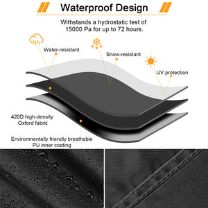 <strong>Deck</strong> Furniture <strong>Cover</strong> for Rain and Shade Including <strong>Chair</strong> Weather Resistant Breathable Tear Proof Outdoor Patio Protective <strong>Cover</strong> - Product Image 2