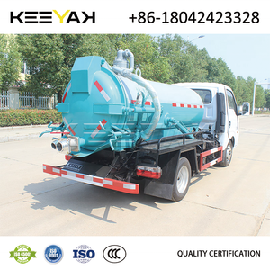 DONGFENG Mini Camión Aspirador Limpieza de Aguas Residuales Camiones de Succión Elevación Hidráulica Cisterna Hidrolimpiador Fabricante Chino - Product Image 6
