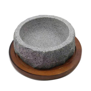 Hotsale Hotel di <span class=keywords><strong>Pietra</strong></span> Naturale Da Tavola Ciotola di Cibo E di <span class=keywords><strong>Pietra</strong></span> Pentola di Riso Per La Sala Da Pranzo Pentole di Cibo Che Serve - Product Image 1