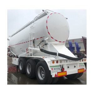 Semi-<span class=keywords><strong>remorque</strong></span> citerne à ciment en vrac sec en acier à 3 essieux, 40 tonnes, suspension mécanique, essieux Fuwa, prix - Product Image 3