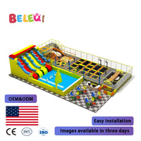 Venta caliente Parque de Atracciones trampolín Parque productos de entretenimiento trampolín interior juguetes patio de recreo jardín de infantes