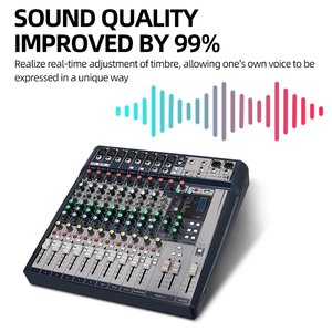 Bekboes firma 12 Console musicale professionale 10/12/16/22 canale Mixer Audio per Performance di concerti sul palco - Product Image 3