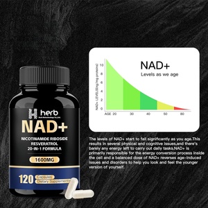 Cápsulas de NAD+ de Marca Privada OEM, Suplemento Antienvejecimiento, Aumenta la Energía y la Salud Celular, Cápsulas de NAD+ en Gomitas - Product Image 4