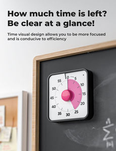 Temporizador Mecánico Pomodoro de 60 Minutos para Cocina, Reuniones, Productividad, Estudio, Niños, Magnético, Visual, Venta al Por Mayor - Product Image 2