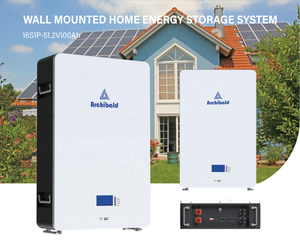 Batterie au lithium-ion phosphate Lifepo4 solaire <span class=keywords><strong>Archibald</strong></span> 10KW Power Wall, installation 48V 200Ah avec BMS - Product Image 2
